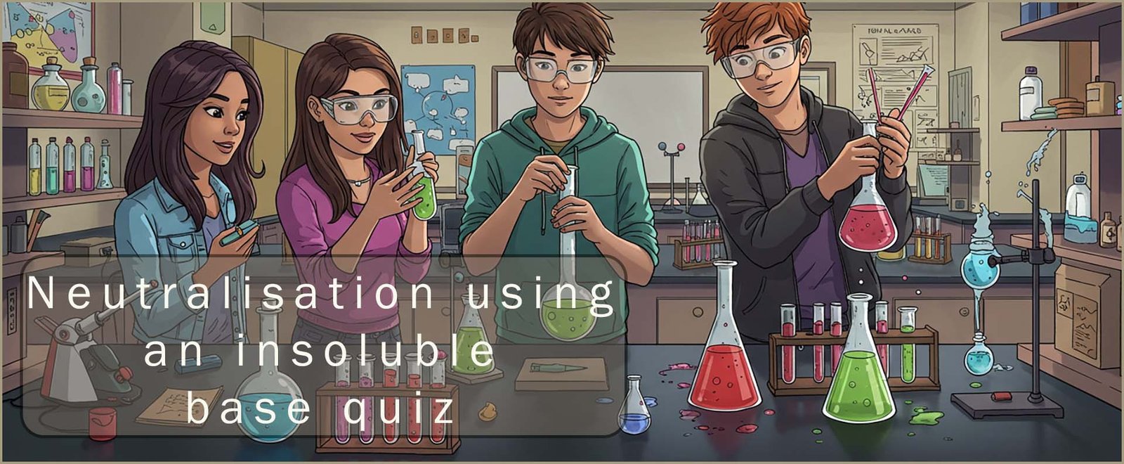 Header image- neutralisation and metal carbonates as bases quiz
